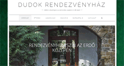 Desktop Screenshot of dudok.hu