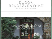 Tablet Screenshot of dudok.hu